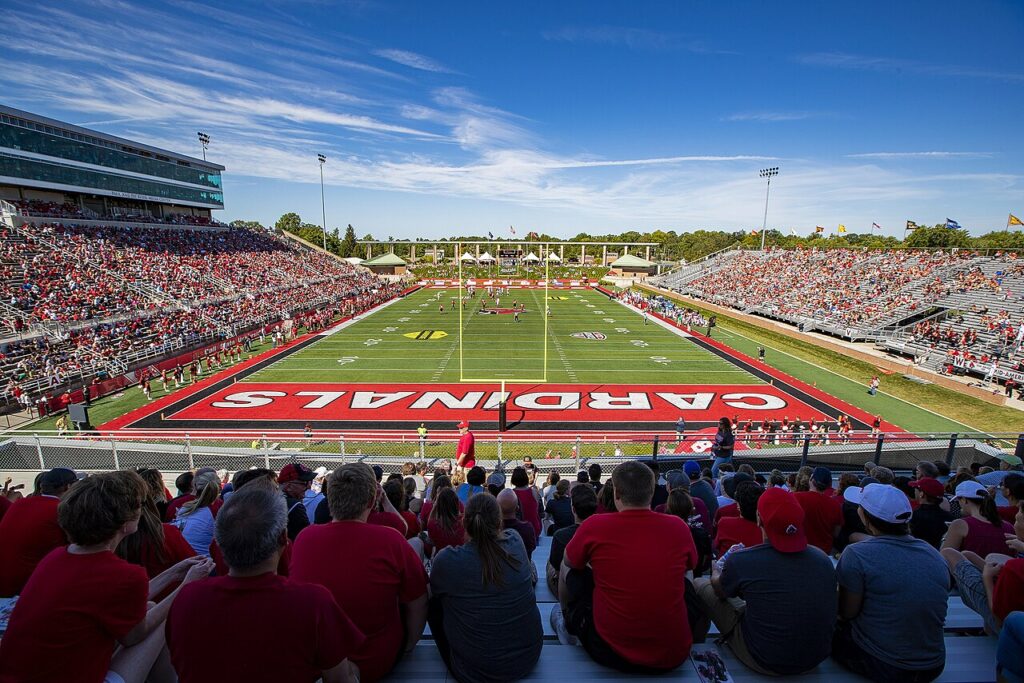 Scheumann Stadium in Muncie, host of Toledo vs Ball State