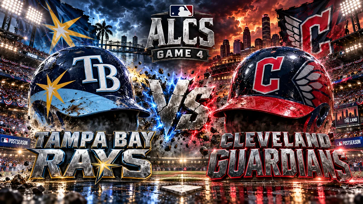 Tampa Bay Rays vs Cleveland Guardians ALCS Game 4