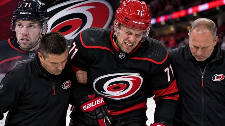 Taylor Hall Injury: Hurricanes Fear Worst After Exit